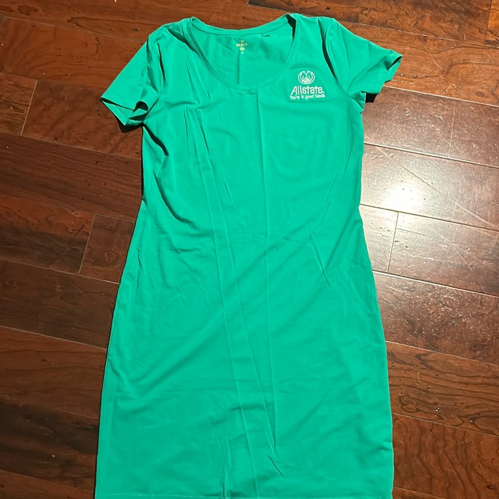 Green with Allstate emblem
Medium